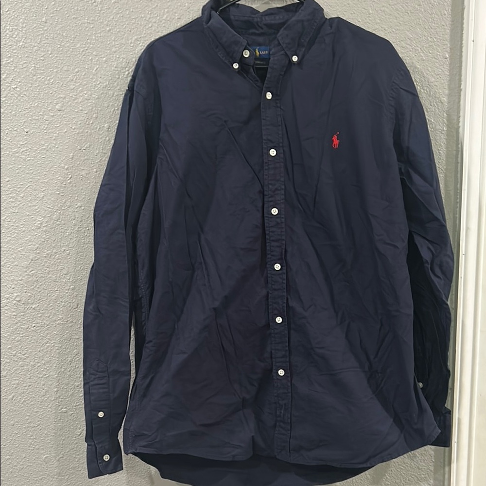 Polo by Ralph Lauren Navy Men's Casual Shirt